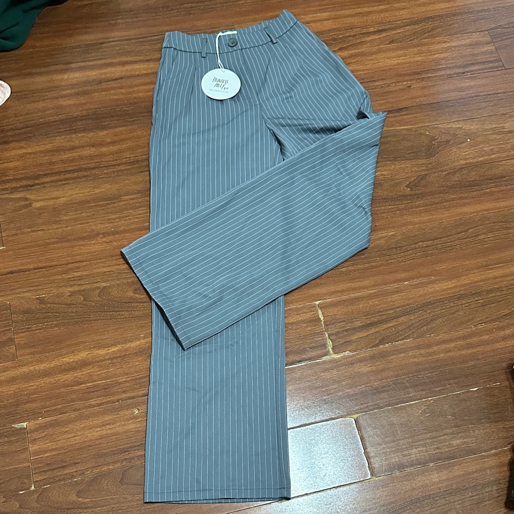 SOLD!!!! Princess Polly Gray Dress Pants with Pinstripes